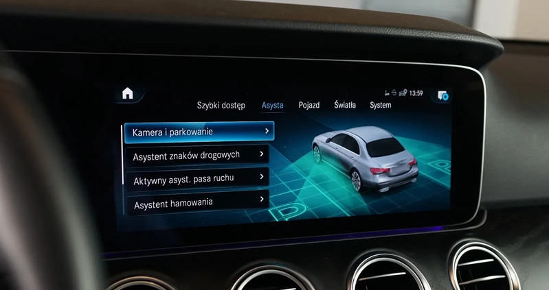 Mercedes-Benz Klasa E cena 197700 przebieg: 32700, rok produkcji 2022 z Stęszew małe 436